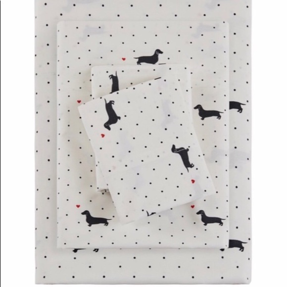 HipStyle Dachshund Weiner Dog Dot Queen Sheets - Picture 4 of 8